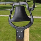 24x22  Large Church School Antique Vintage Style Large Cast Iron Dinner Bell