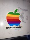 Vintage 1980s Apple Computer Logo Sticker 4  Tall Nos