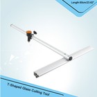 60cm Oil Tile glass Cutter T-type Oil Feed Speed Sheet Glass Cutting Tools Alu