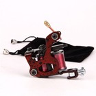 Coil Tattoo Machine Gun 10 Wrap Liner Shader Alloy Lightweight Beginner Red