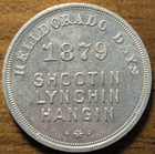 Tombstone  Arizona Az Helldorado Days Souvenir Dollar Days Of West Trade Token