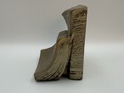 1 Vintage Mid 20th Century Metal Bookend  stacked Books 
