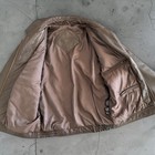 Vintage Roundtree   Yorke Lambskin Leather Jacket Brown Full Zip Men s Size M