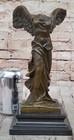 Hot Cast Bronze On Marble Base Winged Victory Of Samothrace Ancient Greek Decor