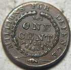 1863 Millions For Defence Not One Cent For Tribute Civil War Token