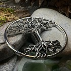 New Solid Pewter Tree Of Life Brooch Scottish Celtic Irish Large Kilt Tartan Pin