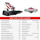 Free Ship B s 1ton Mini Excavator Digger   Skid Steer Loader   Gift 4 Attachment