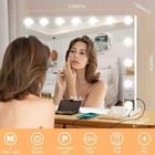 Vanity Mirror With Lights Hollywood Lighted Makeup Mirror 15 Led 10x 3colors 23 