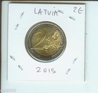 2015 2    2 Euro Latvia Commemorative 30-year 1985-2015 European Union Eu Flag 2-   