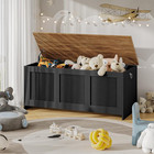 Storage Bench  39 3  Retro Wooden Storage Chest  Wooden Storage Trunk  Toy Chest