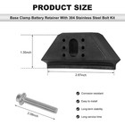 Mtrps Base Clamp Battery Hold Down  Car Tie Down Bracket With 304    