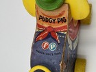 1962 Fisher Price Pudgy Pig No String Pull Toy Rare  Vintage
