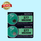 Sony 377 Sr626sw Watch Battery  exp 10 2030    2pc