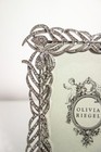 Olivia Riegel Crystal  silver Mora  4x6 Photo Frame New In Box