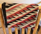 71    X 44    Navajo Eyedazzler Rug Antique Double Saddle Blanket Mcm 1930s
