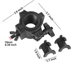 5 Pack 33lb Stage Light Clamps For Dj Par Light Plastic O Clamp Truss Mount Hook