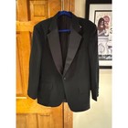 Gorsart Co New York Mens Black Tuxedo Jacket Peak Lapel Formal Blazer 42r Usa