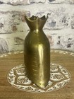 Vintage Solid Brass Money Bag Figurine 6    - Mid Century Mcm Coin Bank Vase Decor