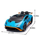 Lamborghini Huracan Sto 24v Kids Electric Ride-on Drift Car 1 86-5 59 Mph Led