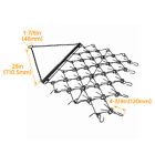 Steel Drag Harrow 4x4ft Heavy Duty Chain For Atv Utv Tractor Leveling Grading
