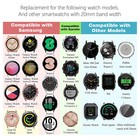Compatible With Samsung Galaxy Watch Band Rugged Nylon Strap With Woven Loop