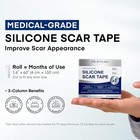 Scar Removal Silicone Tape For Hypertrophic Scars   Keloids 1 Roll  1 6   X 60  