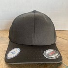 Plain Fitted Gray Hat Yupoong Adult Size S m Fitted Hat Baseball Cap