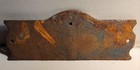 Antique Cast Iron Bldg Sign  Notice Anyone Placing Incumbrance Fined Confiscated