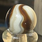 Christensen Agate Company Swirl Shooter Marble Rootbeer
