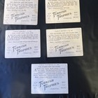 1910 T57 Turkish Trophies Cigarettes Fable Series Tobacco Card Lot 5pc Aesop