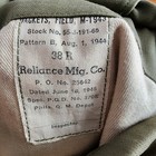 Vintage Us Army Field Jacket Olive Green 38r Military Combat Coat 1940 s