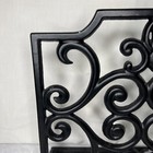 Cast Wrought Iron Recipe Cookbook Stand Book Holder Bible Easel Scroll 11x10x5   