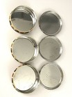 Set Of Three Vintage Victorian Cameo 8    Decorative Tins Old Fashioned