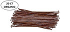 Kirkland Organic Madagascar Vanilla Beans -20 Premium Gourmet Grade Beans