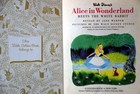 Disney s Alice In Wonderland Meets White Rabbit 1951 Vintage Little Golden Book