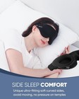 3d Travel Silk Eye Mask Sleeping Soft Padded Shade Cover Rest Relax Blindfold