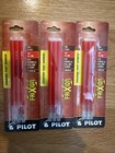 2x Pilot Frixion Ball Erasable Gel Ink Refills  Fine Point   3 Refills Per Pack 