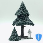 Snowy Pine Medium Tree  dual  - Monster Fight Club D d Painted Scenery
