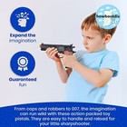 Plastic Cap Pistol Toy Gun For Kids -  2  Pistols Per Order - Kid Safe