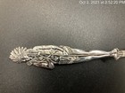 Antique Sterling Silver Indian Native American Warrior Souvenir Spoon Chicago