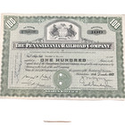 The Pennsylvania Railroad Company Vintage Stock Certificates Lot Of 4