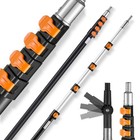 Telescopic Extension Pole 7-30 Ft Adjustable Aluminum Alloy For Painting   Clean