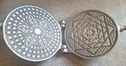 Vtg Vitantonio Pizzelle Iron No 4 Italian Waflle Maker 5in Cookie Baker