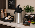 Bunn Airport Lever Action Coffee Dispenser Pot Commercial Stainless Steel 2 5l
