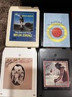 Vintage Country 8-track Tape Lot W  Case Willie Nelson Waylon Jennings   Tested