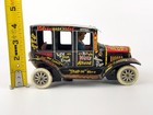 Vtg 1950 s Tin Litho Marx Old Jalopy Wind-up Toy Car With Driver - No Key spring