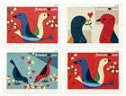 2026 Love Birds First Class Letter Postage Stamps 78  - Sheet Of 20 5 100pc Total