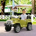 12v Kids Ride On Car Off-road Battery-powered Jeep Truck With Remote  Mp3  Light