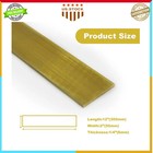 1 4  X 2  C360 Brass Flat Bar 12  Long Solid  250  Plate Mill Stock H02