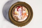 Lovely Antique 19th Century French Hand Painted Porcelain Neoclassical Box